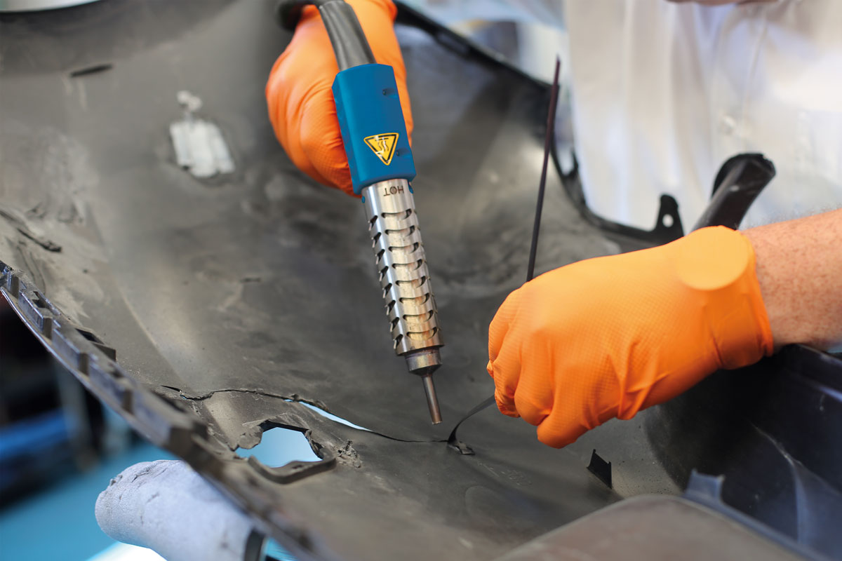 PowerTec Nitrogen Plastic Repair Kit with Hot Stapler (92446)