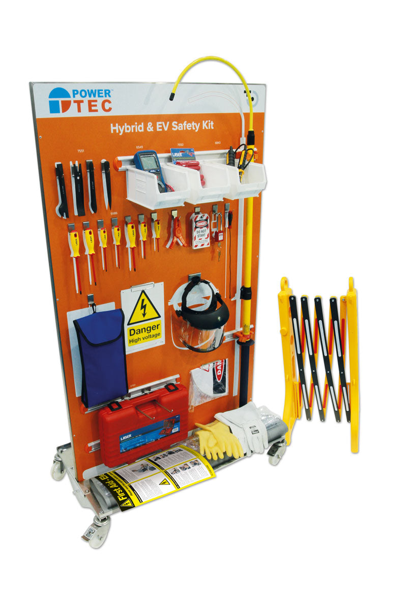 PowerTec Hybrid & EV Premier Pack c/w Shadow Board, Trolley & Shelves (92575)