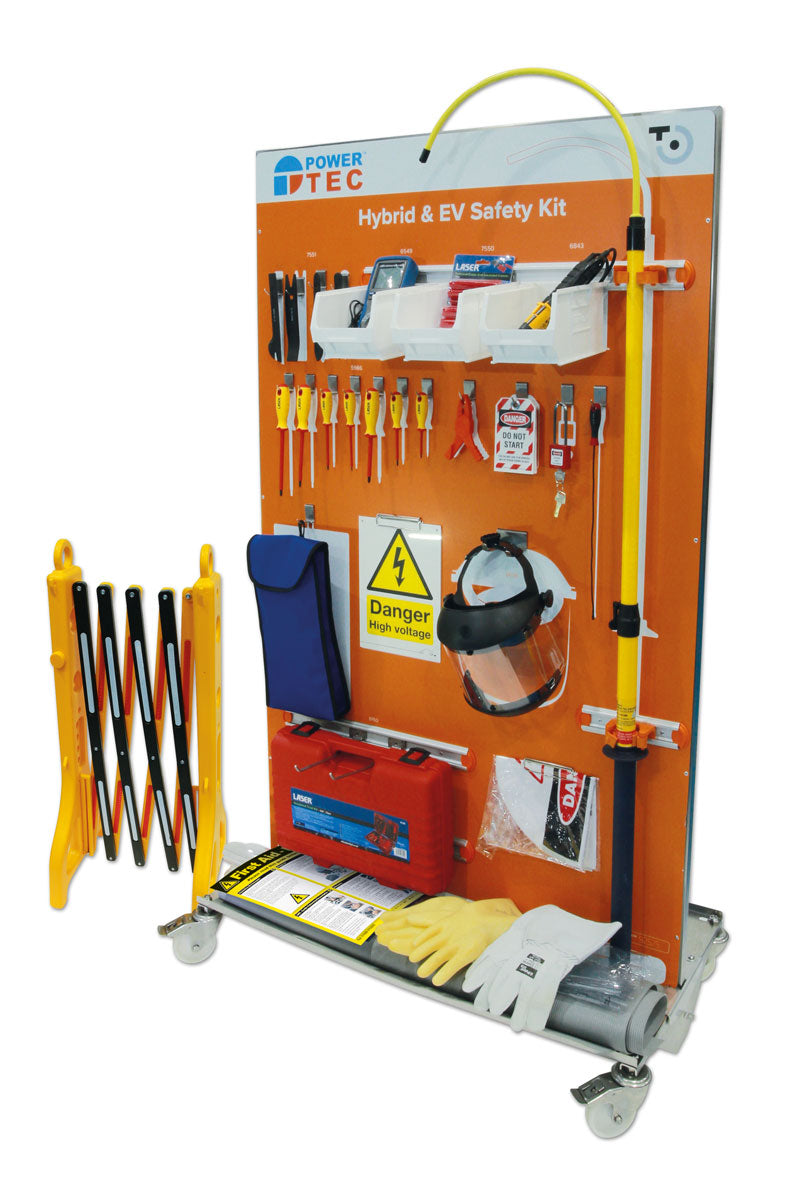 PowerTec Hybrid & EV Premier Pack c/w Shadow Board, Trolley & Shelves (92575)