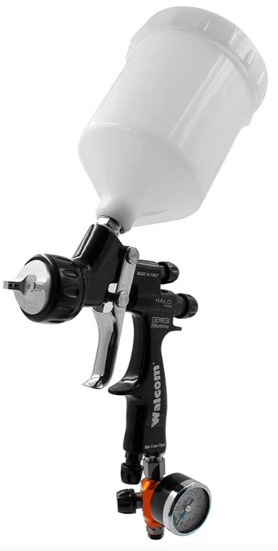 Walcom Genesi Alluminio HALO Clear Spray Gun Kit