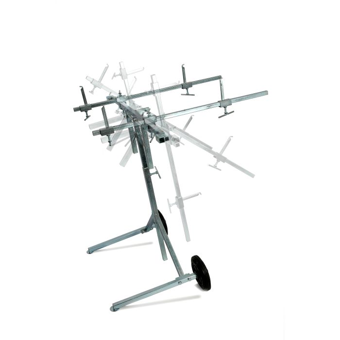 FMT1254 Rotating Panel Stand Side Wheels