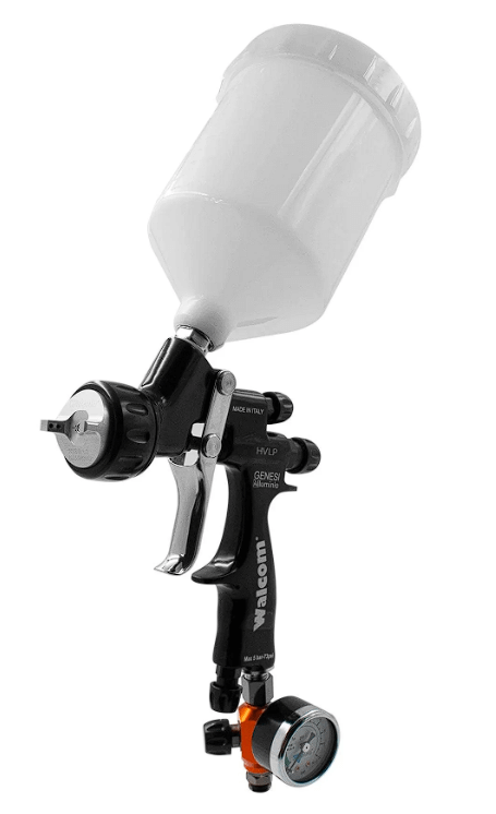 Walcom Genesi Alluminio HVLP Spray Gun Kit