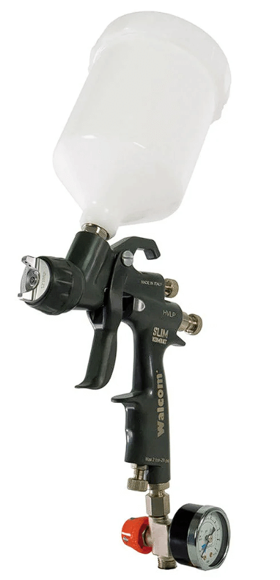Walcom Slim Kombat HVLP Spray Gun Kit