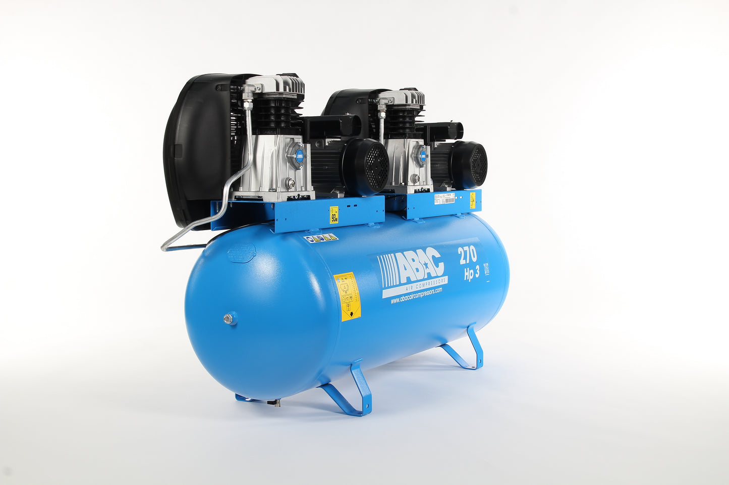 ABAC PRO A39 270 FM3 Tandem - 240V 270L 27.9CFM 10Bar Air Compressor - 4116024868