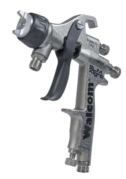 Walcom Slim XLIGHT HALO Spray Gun Kit (Gravity or Suction)