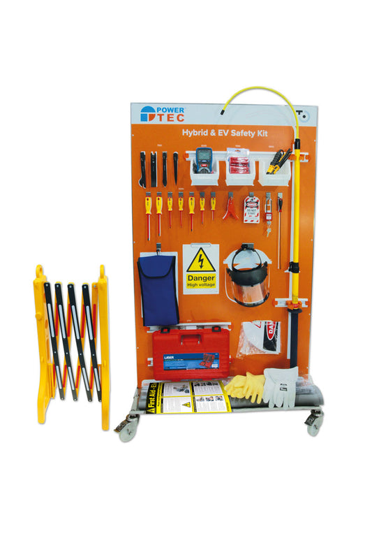PowerTec Hybrid & EV Premier Pack c/w Shadow Board, Trolley & Shelves (92575)