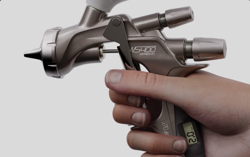 NEW Anest Iwata WS400 Series 2.1 Digital Spray Gun