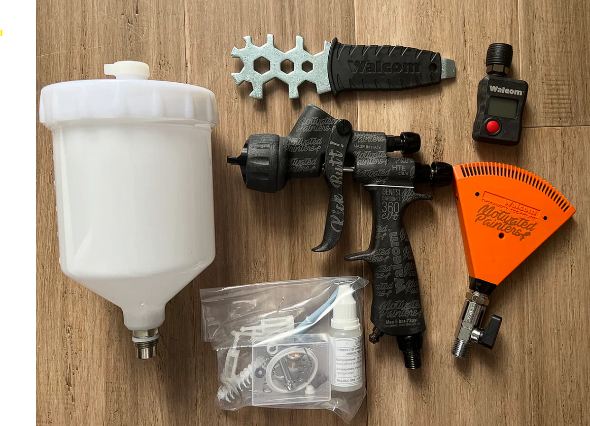 Walcom Genesi Carbonio Motivated Painters Edition HALO Clear Kit