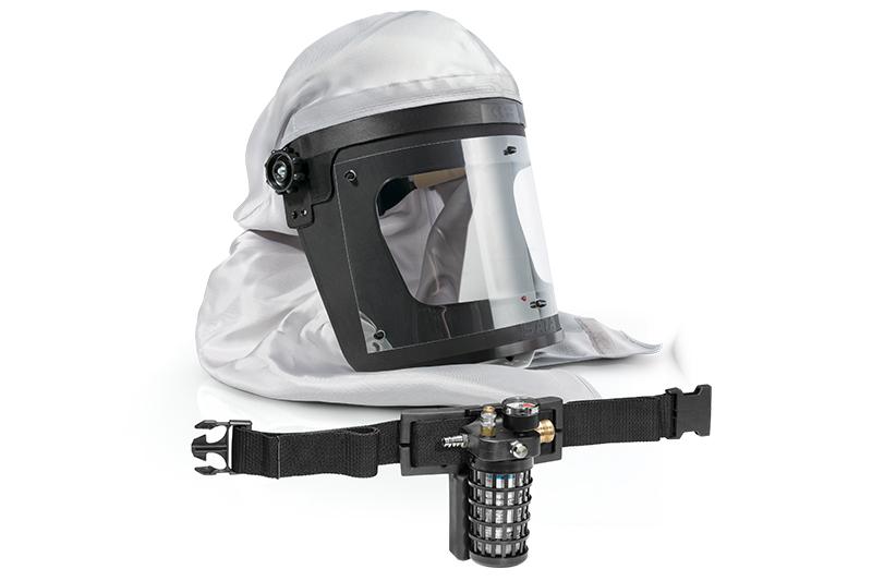 SATA Vision 2000 Airfed Mask Kit with Activated Charcoal Absorber and 1.2m Hose