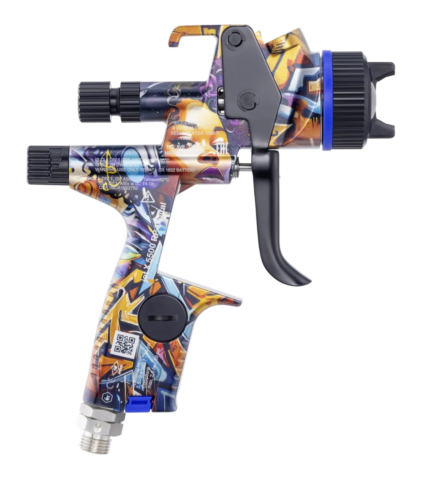 SATA X5500 Street Art Limited Edition RP 1.3 'I' Spray Gun DIGITAL BAR RARE