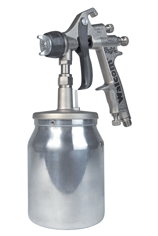 Walcom Slim XLIGHT HALO Spray Gun Kit (Gravity or Suction)