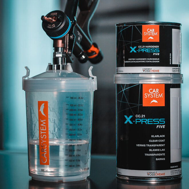 CarSystem 2K CC.21 Xpress FIVE Minute Clearcoat Kit