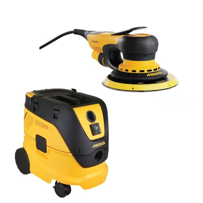 Mirka DEROS II (2) 650CV Sander & Dust Extractor 1230L KIT DEAL