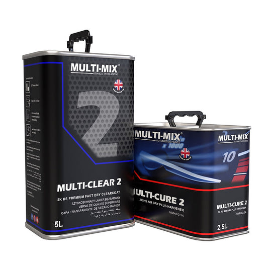 Multi Mix Multi Clear 2 HS Clearcoat Kit 7.5L