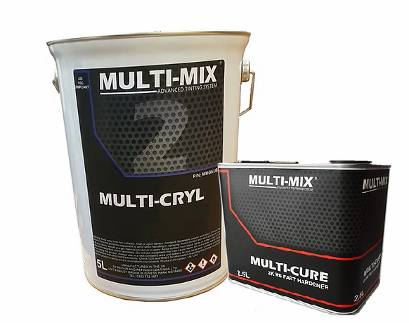 MULTI-CRYL 2K Direct Gloss 2:1 with Hardener 7.5L Kit