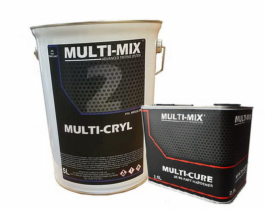 MULTI-CRYL 2K Direct Gloss 2:1 with Hardener 7.5L Kit