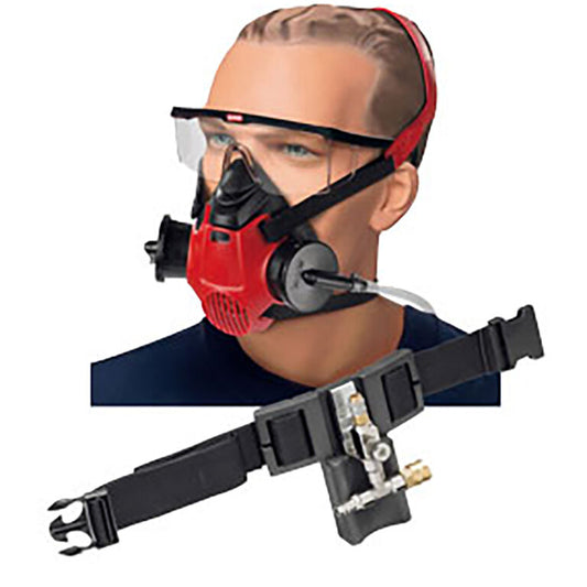 SATA Air Star C Airfed Half Mask without Carbon Filter plus 1.2m Hose (137570)