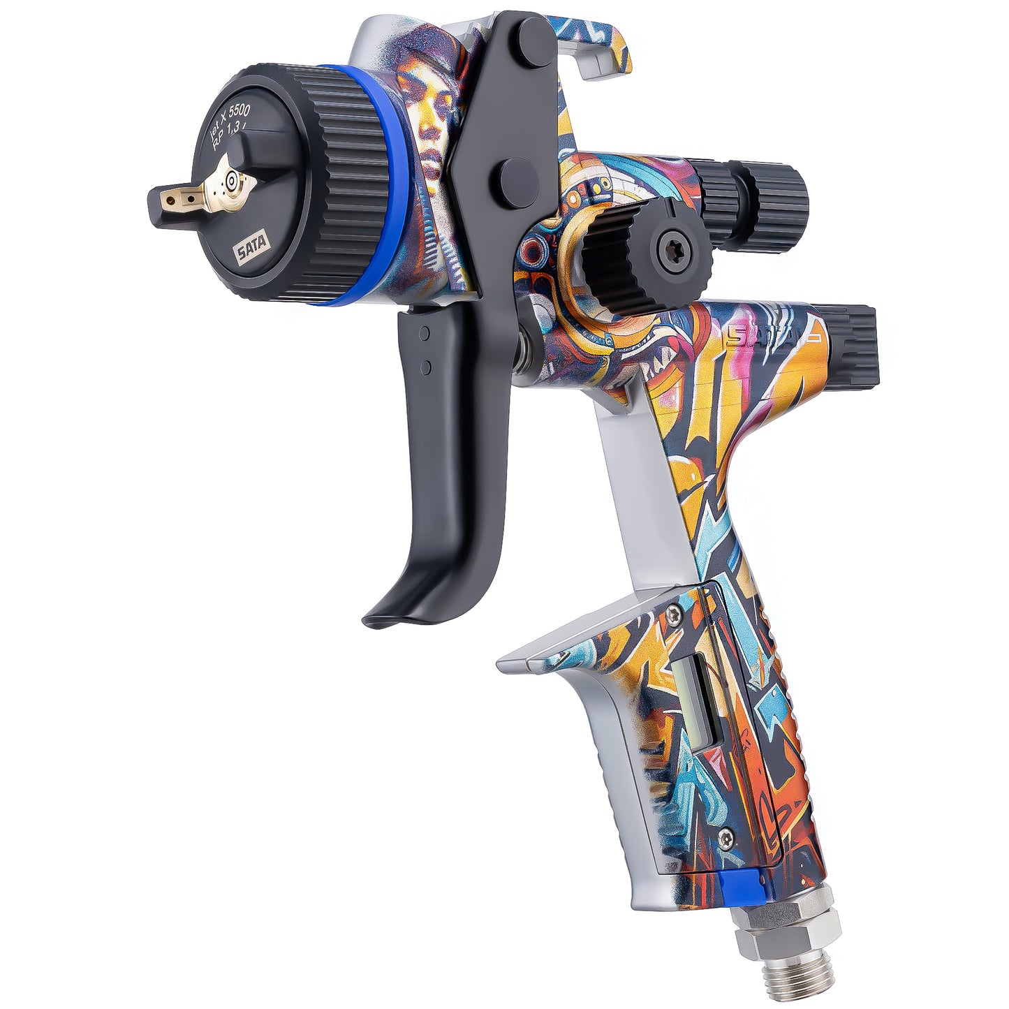 SATA X5500 Street Art Limited Edition RP 1.3 'I' Spray Gun DIGITAL BAR RARE