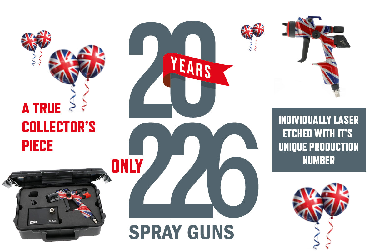 SATA Jet X Digital PRO UK 20th Anniversary Limited Edition Spray Gun Kit