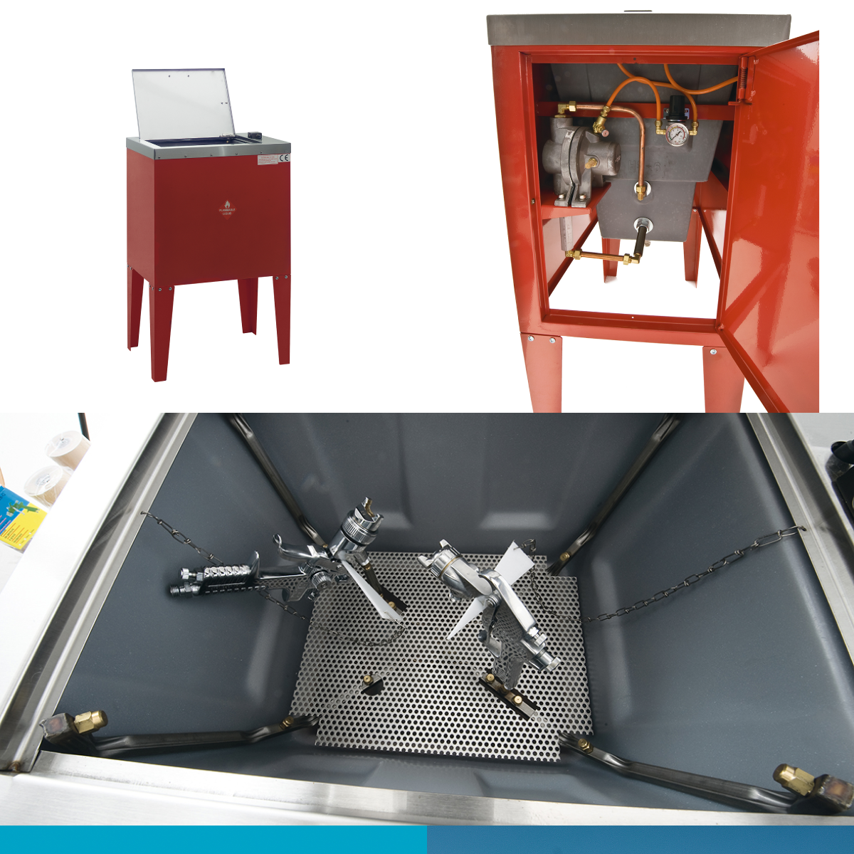 Starchem Twin Spray Gun Cleaning Machine - Water/Solvent